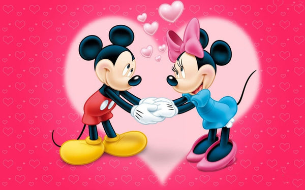 Imagine comestibila, vafa, format A4, Mickey si Minnie Mouse Imagini comestibile Nati Shop