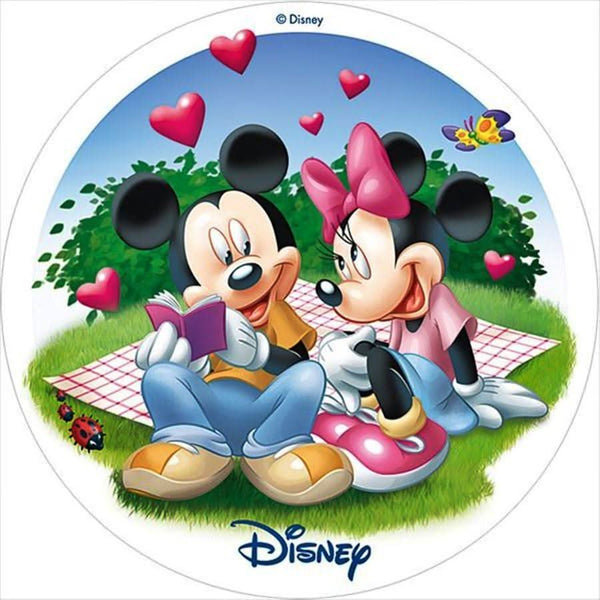 Imagine comestibila, vafa, format A4, Minnie&Mickey Mouse Imagini comestibile Nati Shop