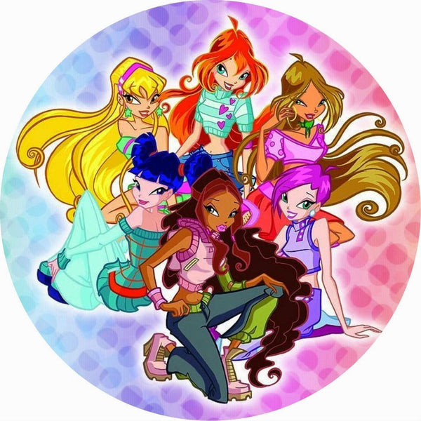 Imagine comestibila, vafa, format A4, Winx Imagini comestibile Nati Shop