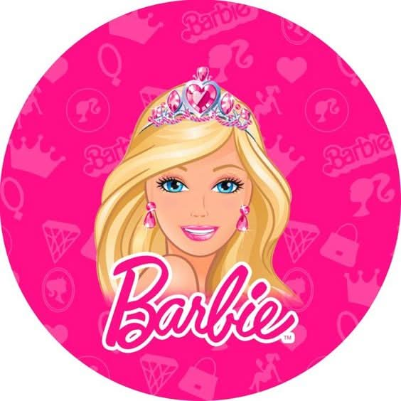 Imagine comestibila, vafa sau icing, format A4, Barbie - Nati Shop