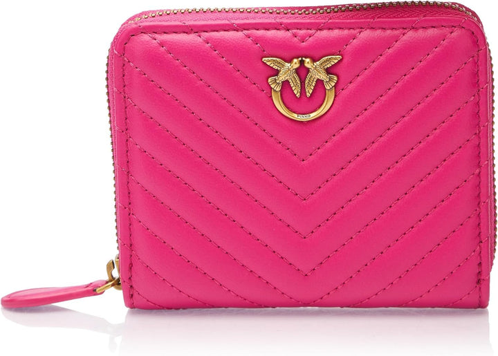 Pinko női taylor cipzár a juh nappa chevron utazási kiegészítők pénztárca