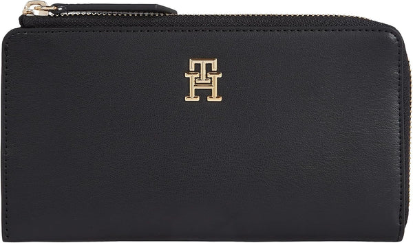 Portofel pentru femei Tommy Hilfiger Slim Large, negru (Black), Onesize Portofel Femei Naty Shop Titlu implicit
