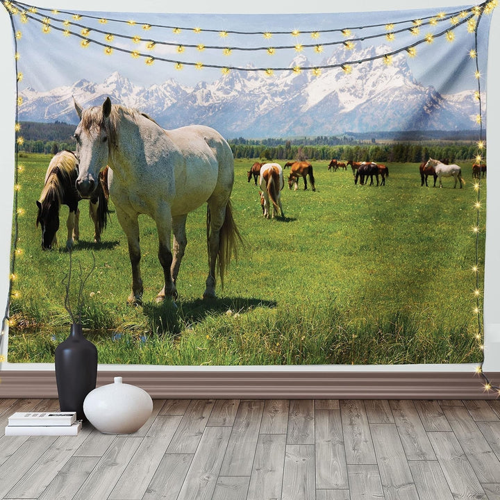 Tapiserie abakuhaus wanderlust harta animala lumii desene Casa - Accesorii si Decoratiuni Naty Shop Salutări alb 230L X 140B Cm