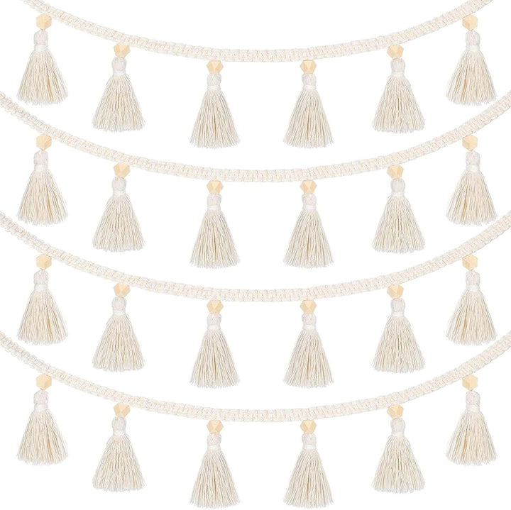 Tapiserie bucati franjuri ghirlanda banner bumbac tesute Casa - Accesorii si Decoratiuni Naty Shop Default Title