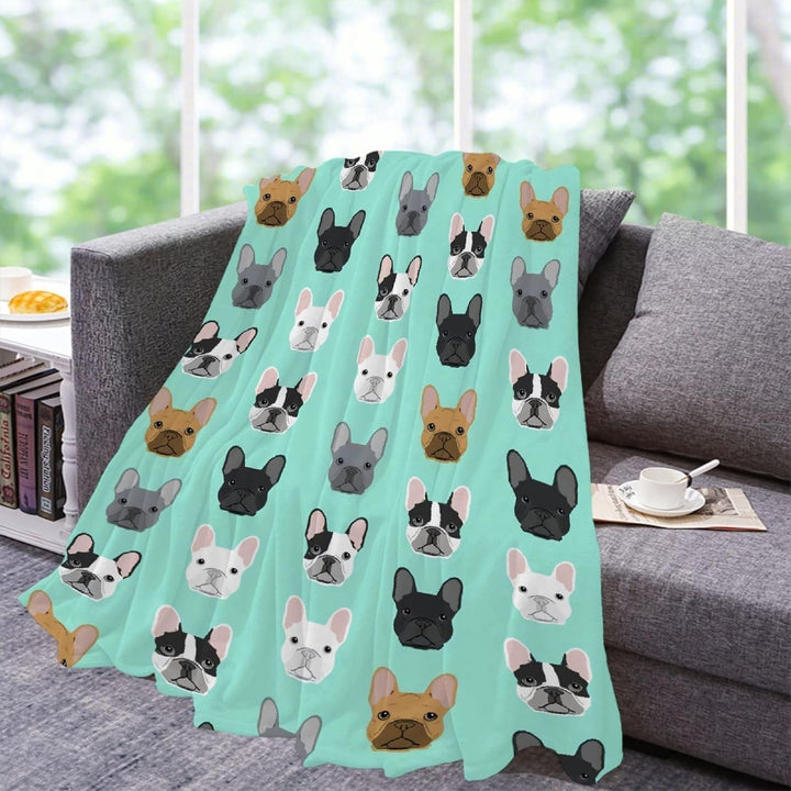 Tapiserie buldog francez imprimat motiv fata Casa - Accesorii si Decoratiuni Naty Shop
