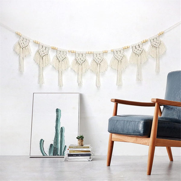 Tapiserie ciucuri bumbac tesute banner plat Casa - Accesorii si Decoratiuni Naty Shop Default Title