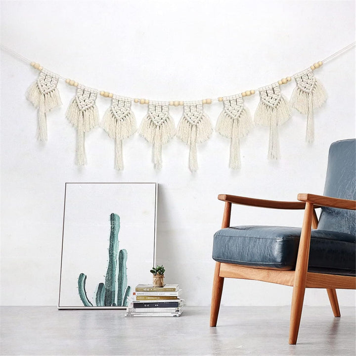 Tapiserie ciucuri bumbac tesute banner plat Casa - Accesorii si Decoratiuni Naty Shop Default Title
