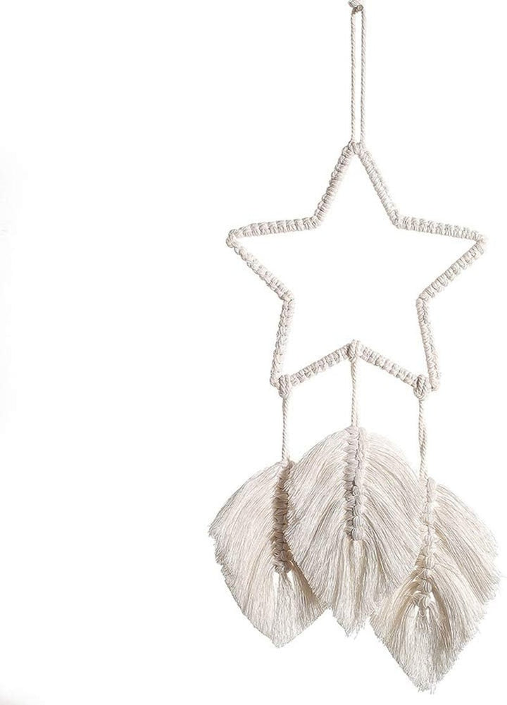 Tapiserie deco dreamcatcher tesute decorare peretelui alb Casa - Accesorii si Decoratiuni Naty Shop Primăvara stelară