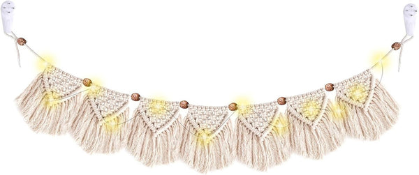 Tapiserie decorare tesute manual franjuri ghirlanda led Casa - Accesorii si Decoratiuni Naty Shop Default Title
