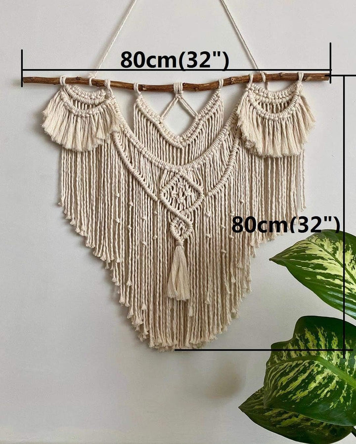 Tapiserie mare natural driftwood bohemian peste headboard Casa - Accesorii si Decoratiuni Naty Shop