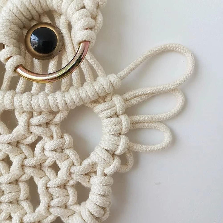 Tapiserie owl tapiseriei14wall decorare din bumbac handmade Casa - Accesorii si Decoratiuni Naty Shop