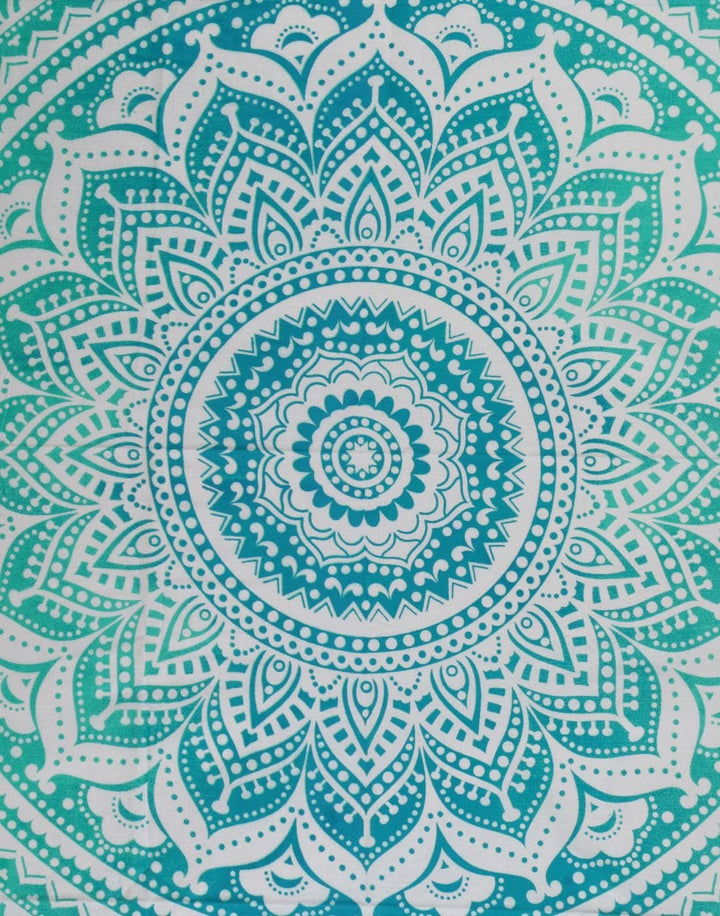 Tapiserie rajrang mandala bumbac verde mare Casa - Accesorii si Decoratiuni Naty Shop