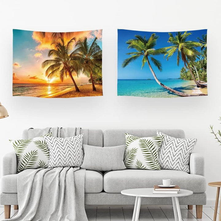 Tapiserie ulticool casa plaja mare insula palmier Casa - Accesorii si Decoratiuni Naty Shop