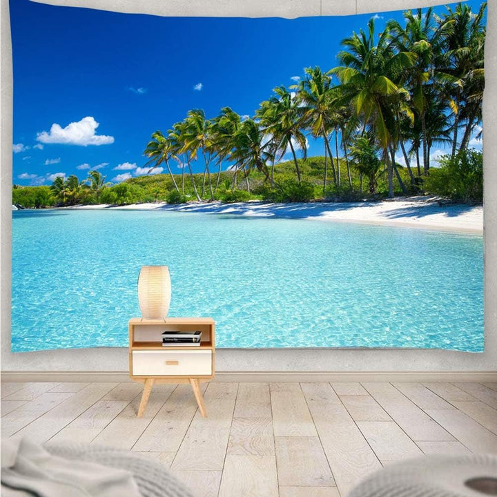 Tapiserie yisure plaja mare tropical peisaj Casa - Accesorii si Decoratiuni Naty Shop