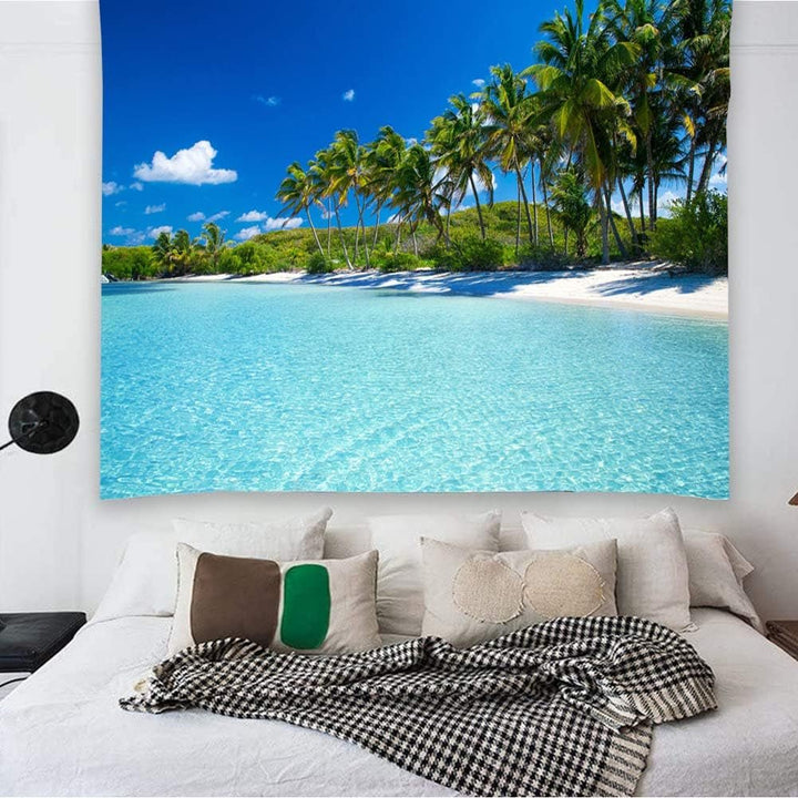 Tapiserie yisure plaja mare tropical peisaj Casa - Accesorii si Decoratiuni Naty Shop