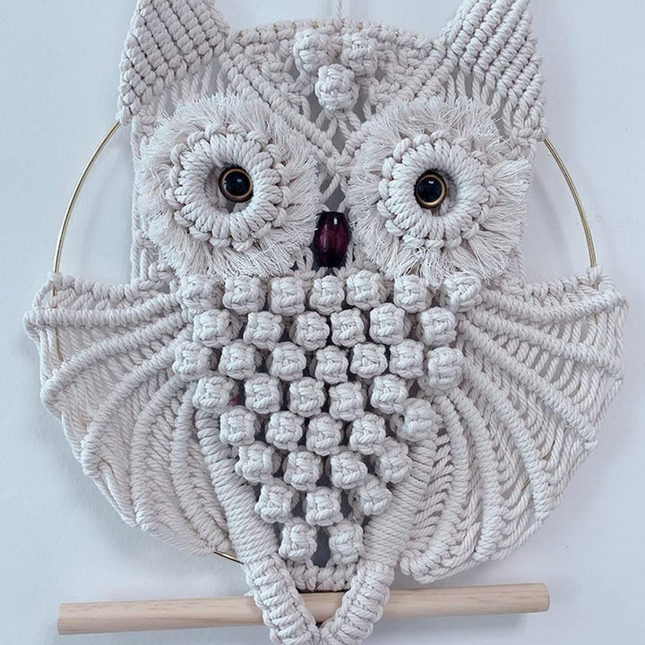 Tapiserie ysglife bufnite decorare manual ornament arta agatatoare Casa - Accesorii si Decoratiuni Naty Shop