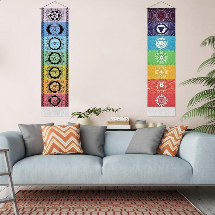 Tapiserie yugarlibi set agataturi chakra meditatie yoga trippy Casa - Accesorii si Decoratiuni Naty Shop