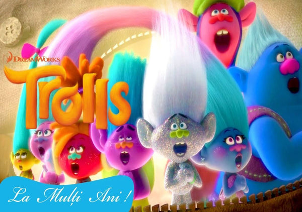 Vafe Trolls Imagini comestibile Nati Shop